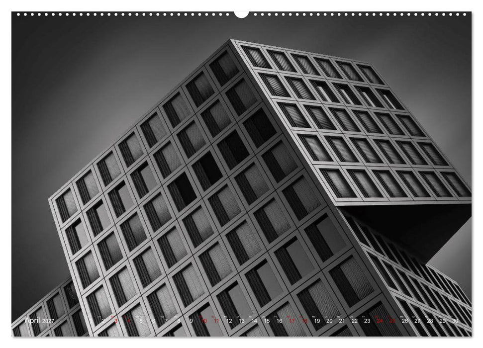 Monochrome Architektur (CALVENDO Premium Wandkalender 2027)