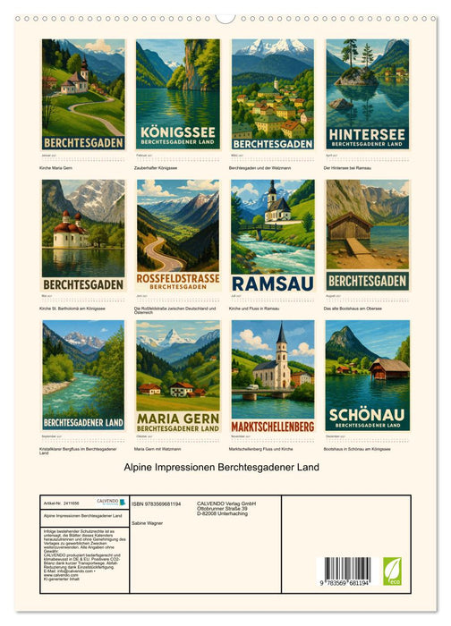 Alpine Impressionen Berchtesgadener Land (CALVENDO Premium Wandkalender 2027)