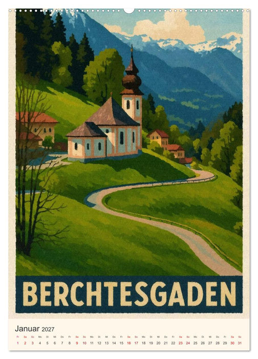 Alpine Impressionen Berchtesgadener Land (CALVENDO Premium Wandkalender 2027)