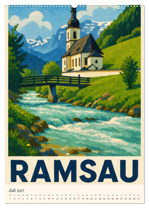 Alpine Impressionen Berchtesgadener Land (CALVENDO Premium Wandkalender 2027)
