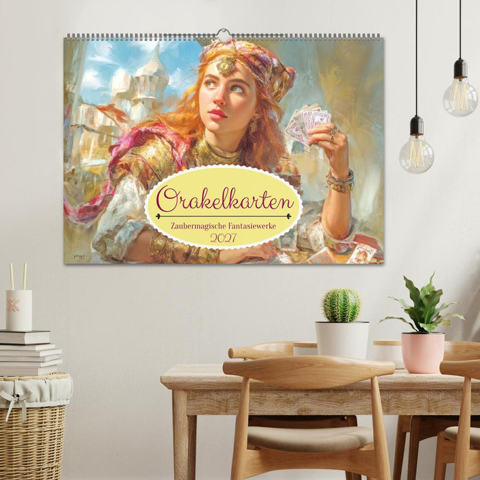 Orakelkarten - Zaubermagische Fantasiewerke (CALVENDO Wandkalender 2027)