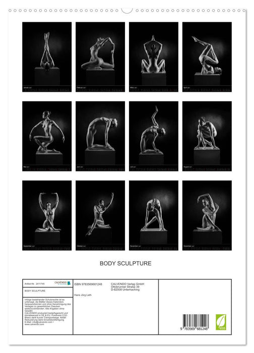 BODY SCULPTURE (CALVENDO Premium Wandkalender 2027)