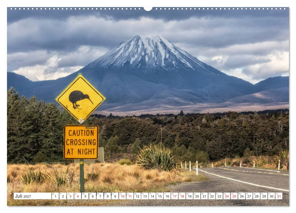 Neuseeland Nordinsel - Das Land der Hobbits und Vulkane (CALVENDO Premium Wandkalender 2027)