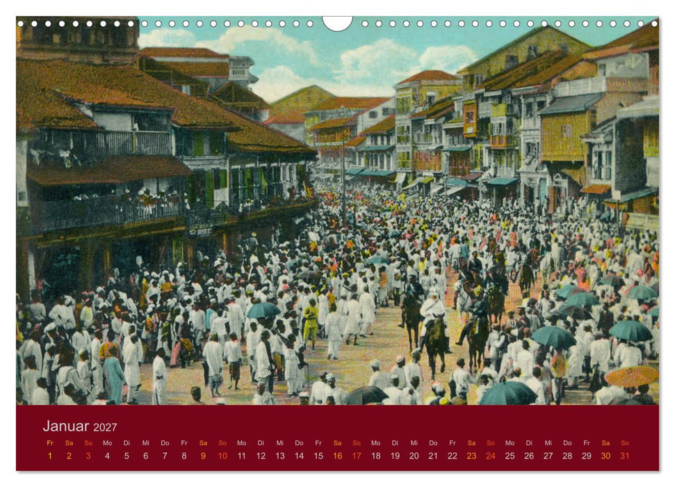 Altes Indien um 1900 (CALVENDO Wandkalender 2027)