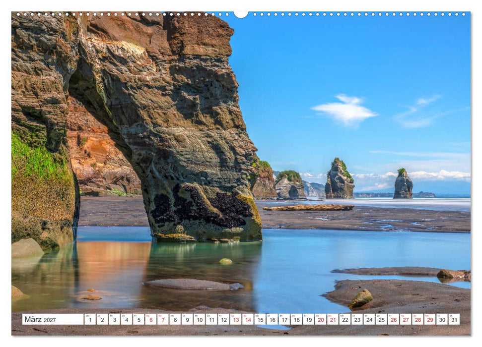 Neuseeland Nordinsel - Das Land der Hobbits und Vulkane (CALVENDO Wandkalender 2027)