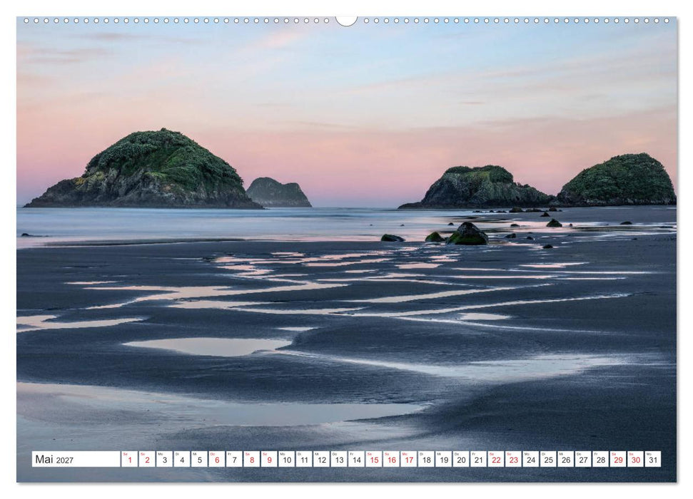 Neuseeland Nordinsel - Das Land der Hobbits und Vulkane (CALVENDO Wandkalender 2027)
