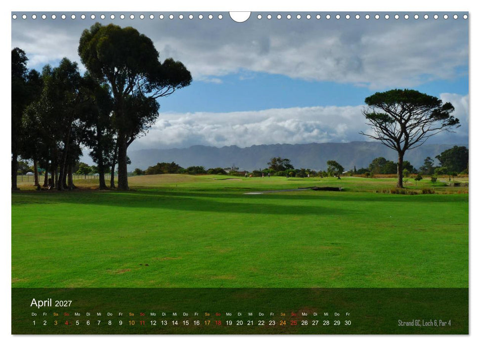 Golfplätze Kapstadt (CALVENDO Wandkalender 2027)