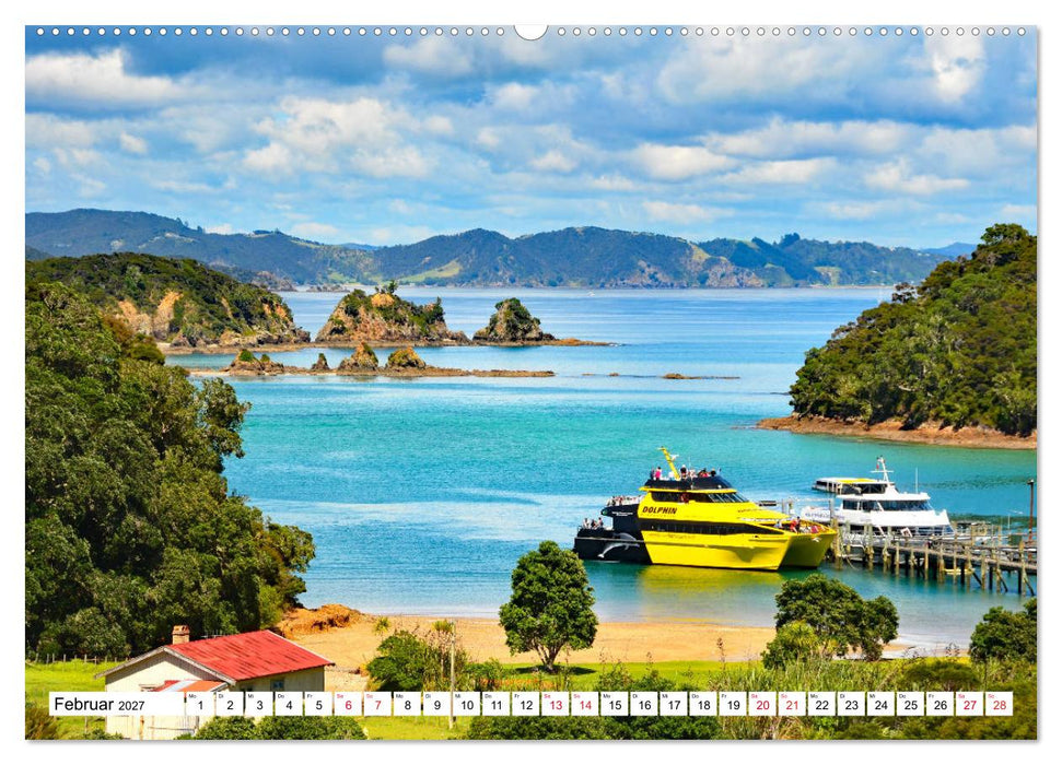 Neuseeland Nordinsel - faszinierende Orte am anderen Ende der Welt (CALVENDO Wandkalender 2027)