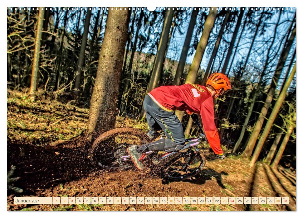 Mountainbike extrem (CALVENDO Premium Wandkalender 2027)