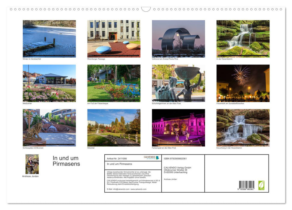 In und um Pirmasens (CALVENDO Wandkalender 2027)