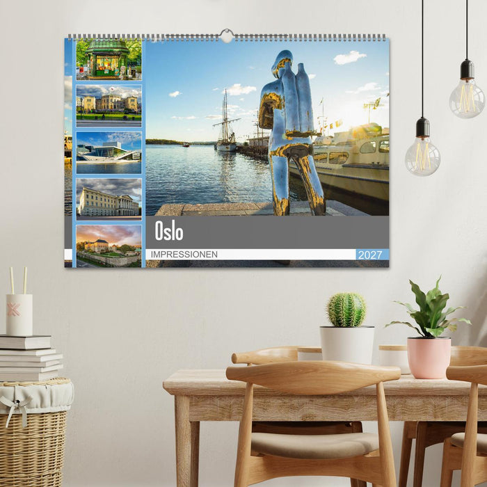 Oslo Impressionen (CALVENDO Wandkalender 2027)
