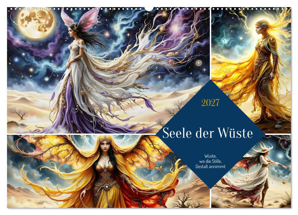 Seele der Wüste - Wüste wo die Stille Gestalt annimmt (CALVENDO Wandkalender 2027)