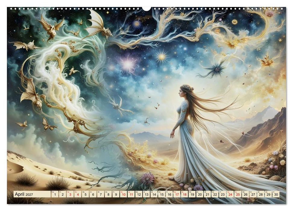 Seele der Wüste - Wüste wo die Stille Gestalt annimmt (CALVENDO Wandkalender 2027)