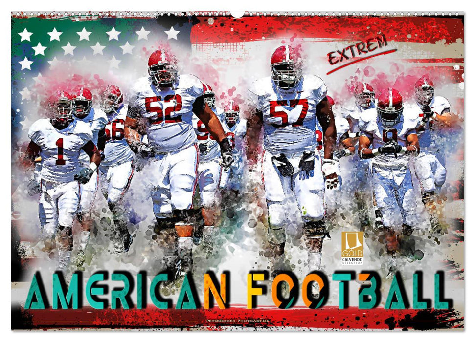 American Football extrem (CALVENDO Wandkalender 2027)