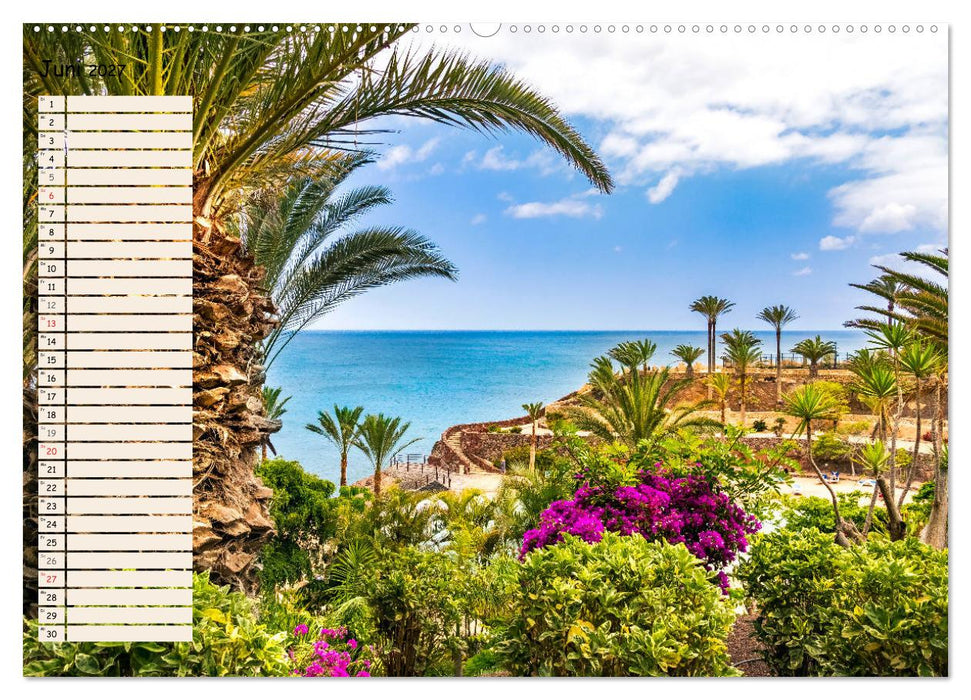 FUERTEVENTURA Geburtstagskalender mit Planerfunktion (CALVENDO Wandkalender 2027)