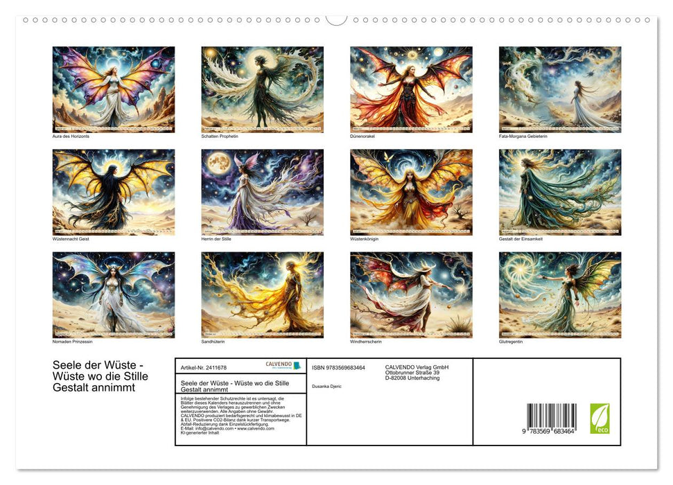 Seele der Wüste - Wüste wo die Stille Gestalt annimmt (CALVENDO Premium Wandkalender 2027)
