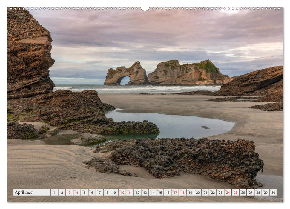 Neuseeland Südinsel - Spektakuläre Naturlandschaften im Kiwiland (CALVENDO Premium Wandkalender 2027)
