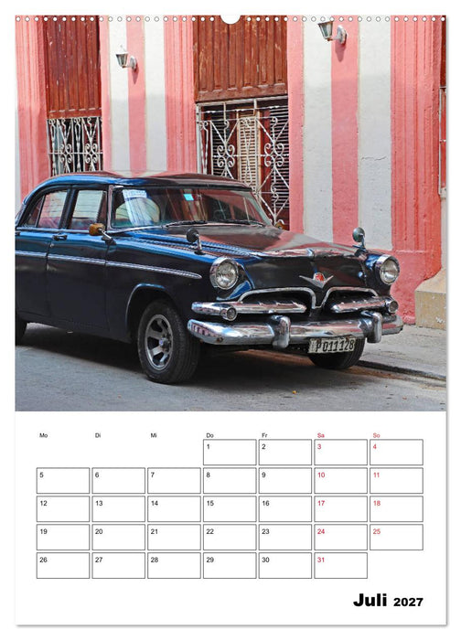 KARIBIK Oldtimer auf Kuba (CALVENDO Premium Wandkalender 2027)