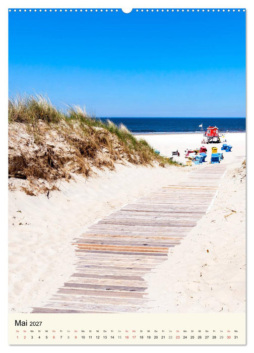 LANGEOOG Strandspaziergang (CALVENDO Wandkalender 2027)
