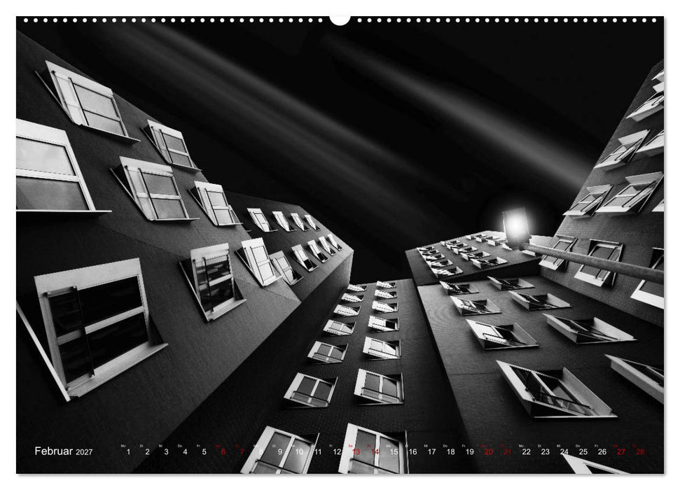 Monochrome Architektur (CALVENDO Wandkalender 2027)
