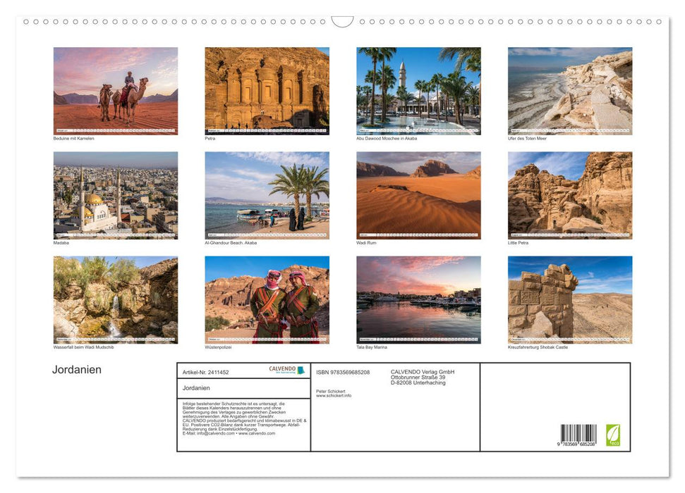Jordanien (CALVENDO Wandkalender 2027)