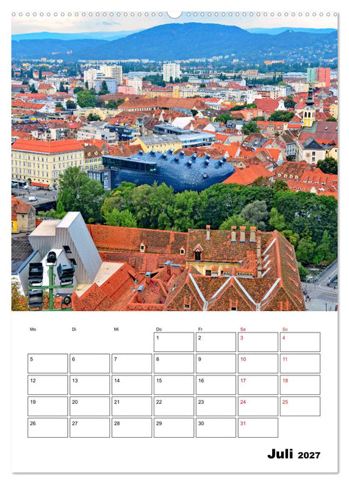 Graz - faszinierende Stadt (CALVENDO Premium Wandkalender 2027)