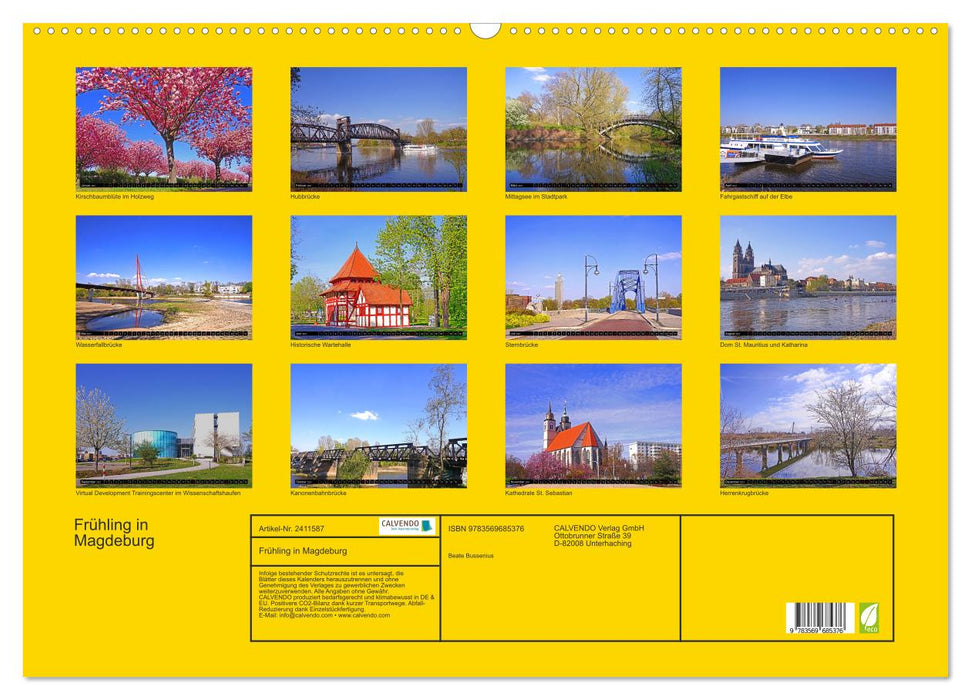 Frühling in Magdeburg (CALVENDO Wandkalender 2027)
