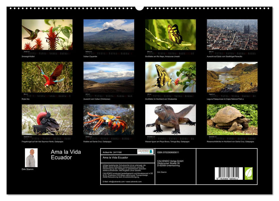 Ama la Vida Ecuador (CALVENDO Premium Wandkalender 2027)