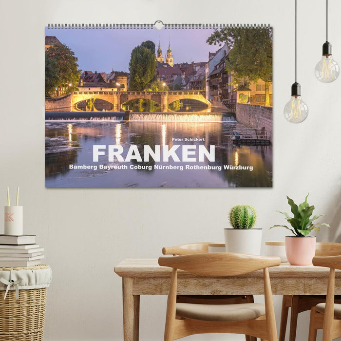 Franken - Bamberg, Bayreuth, Coburg, Nürnberg, Rothenburg, Würzburg (CALVENDO Wandkalender 2027)