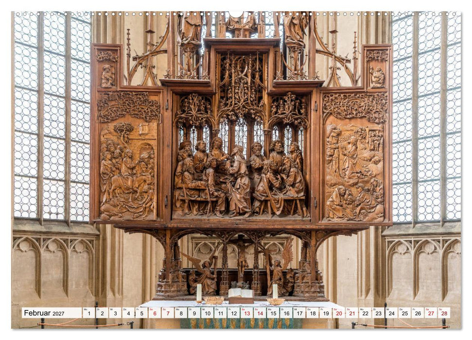Franken - Bamberg, Bayreuth, Coburg, Nürnberg, Rothenburg, Würzburg (CALVENDO Wandkalender 2027)
