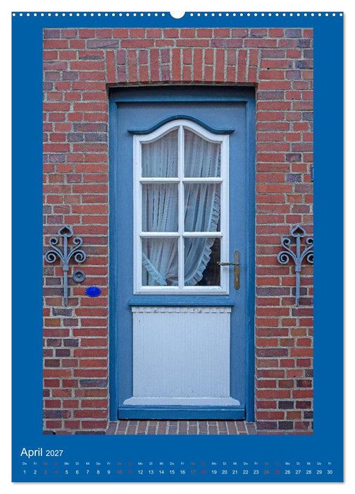 Türen auf Föhr (CALVENDO Wandkalender 2027)