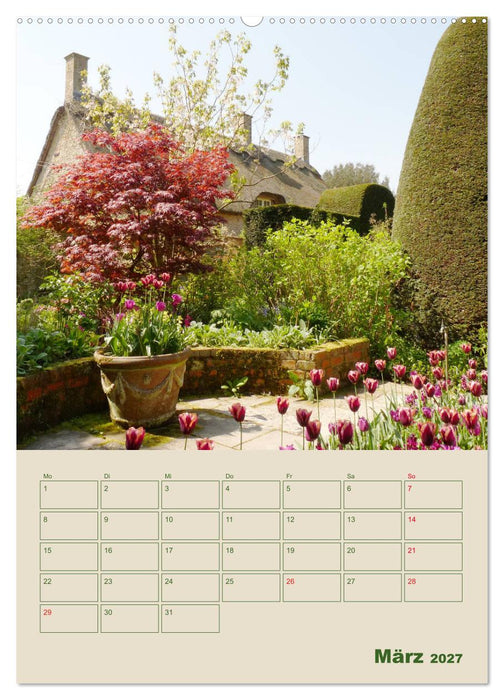 Schlösser und Gärten in England (CALVENDO Premium Wandkalender 2027)