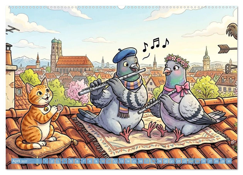 Tierisch musikalisch - Taktgefühl mit Humor (CALVENDO Premium Wandkalender 2027)