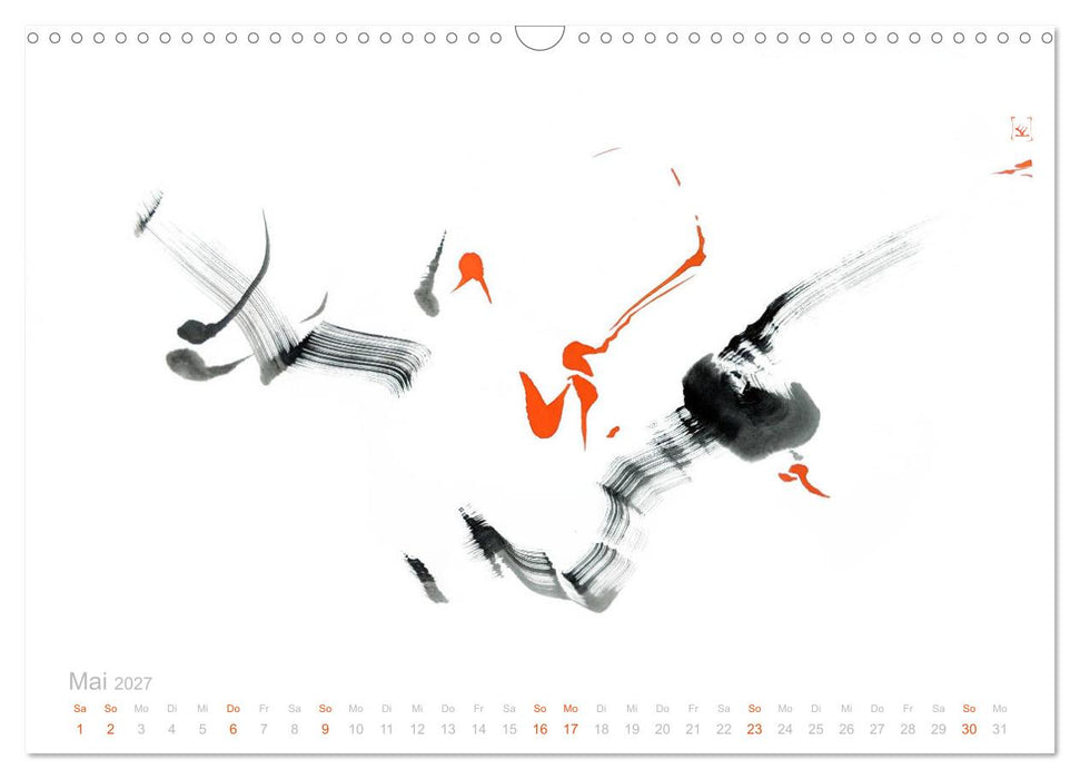 Simply Black and White/ Einfach Schwarz und Weiss - Kunst (CALVENDO Wandkalender 2027)