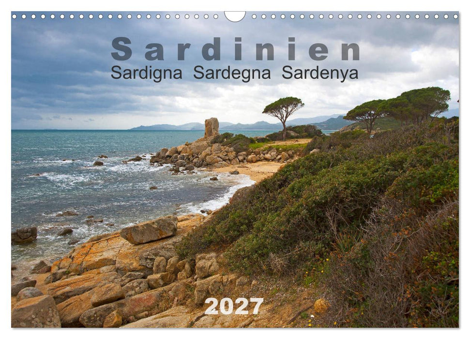 Sardinien Sardigna Sardegna Sardenya 2027 (CALVENDO Wandkalender 2027)
