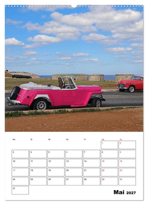 KARIBIK Oldtimer auf Kuba (CALVENDO Wandkalender 2027)