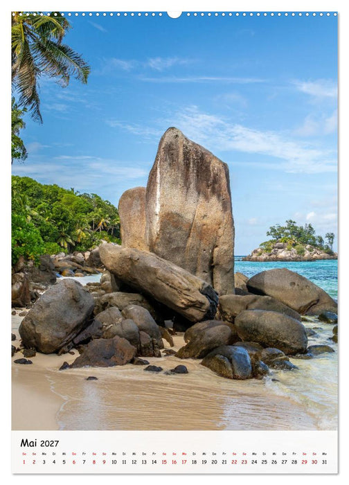 Seychellen -Traumhafte Landschaften (CALVENDO Premium Wandkalender 2027)