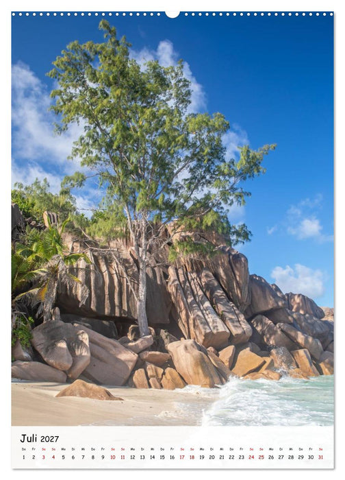 Seychellen -Traumhafte Landschaften (CALVENDO Premium Wandkalender 2027)