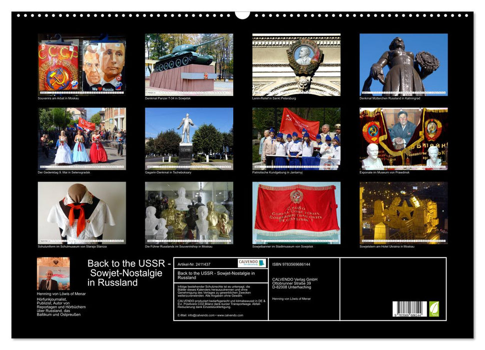 Back to the USSR - Sowjet-Nostalgie in Russland (CALVENDO Wandkalender 2027)