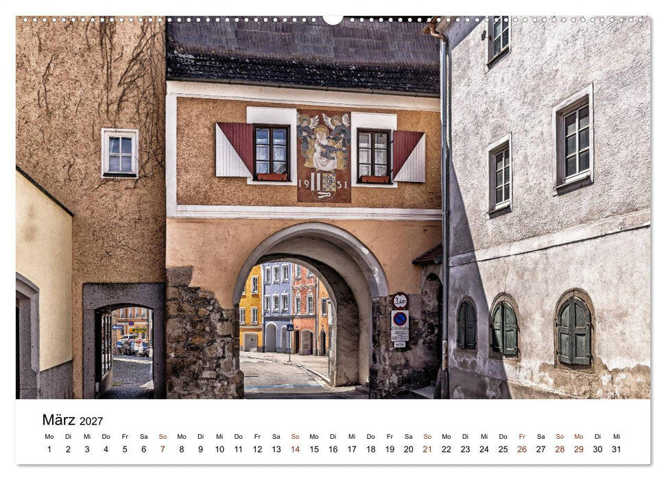 Sonniges Schärding, Barockstadt am Inn (CALVENDO Wandkalender 2027)