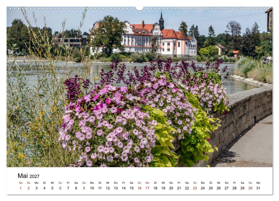 Sonniges Schärding, Barockstadt am Inn (CALVENDO Wandkalender 2027)