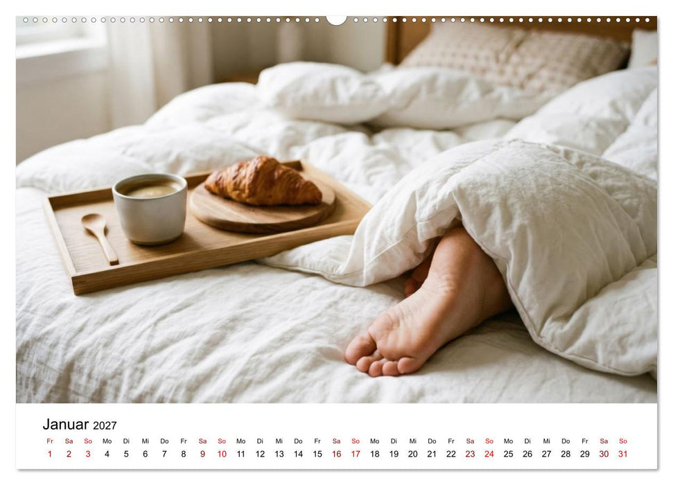 Unten Ohne - Barfuß durchs Jahr (CALVENDO Premium Wandkalender 2027)