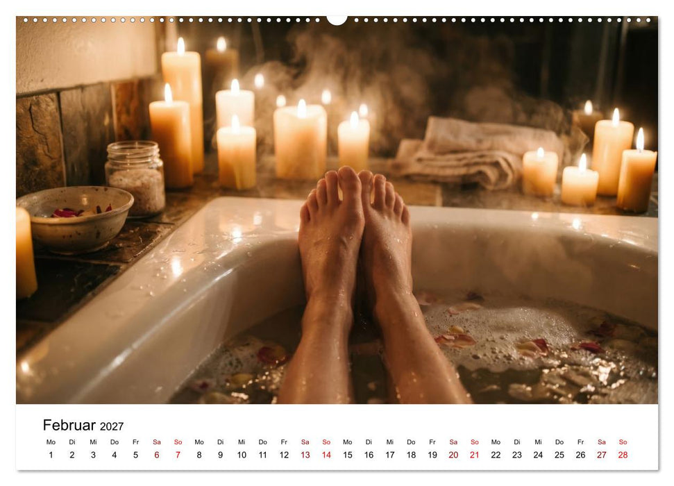 Unten Ohne - Barfuß durchs Jahr (CALVENDO Premium Wandkalender 2027)