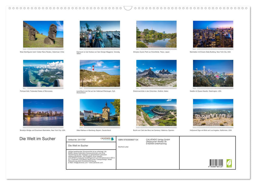 Die Welt im Sucher (CALVENDO Wandkalender 2027)