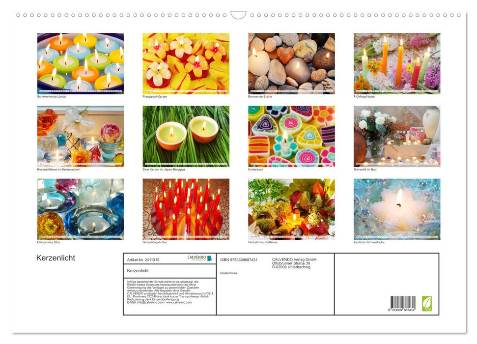 Kerzenlicht (CALVENDO Wandkalender 2027)