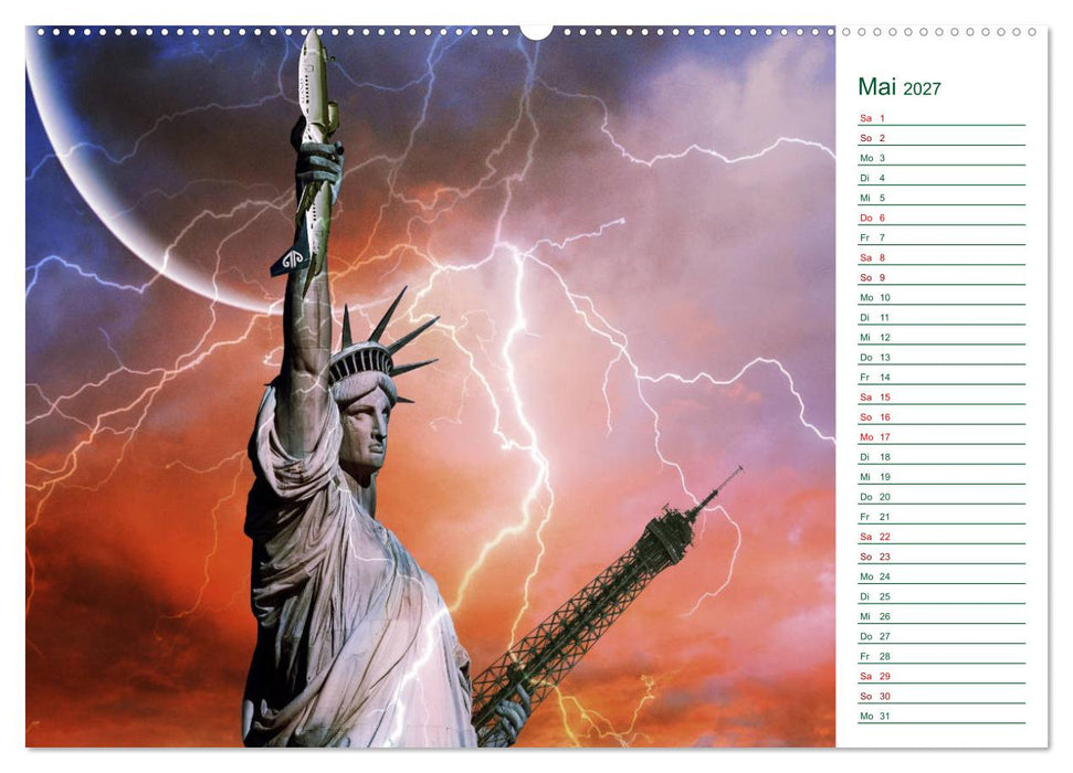 Faszination Blitze beeindruckende Fotos (CALVENDO Wandkalender 2027)