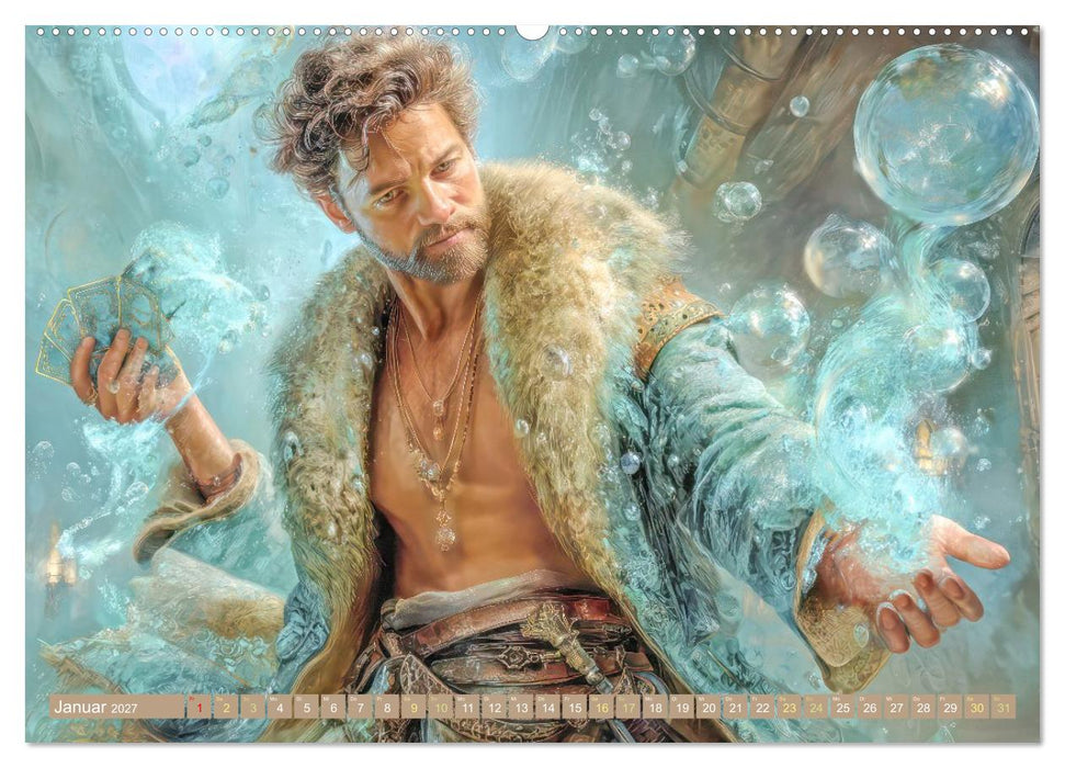 Orakelkarten - Zaubermagische Fantasiewerke (CALVENDO Premium Wandkalender 2027)