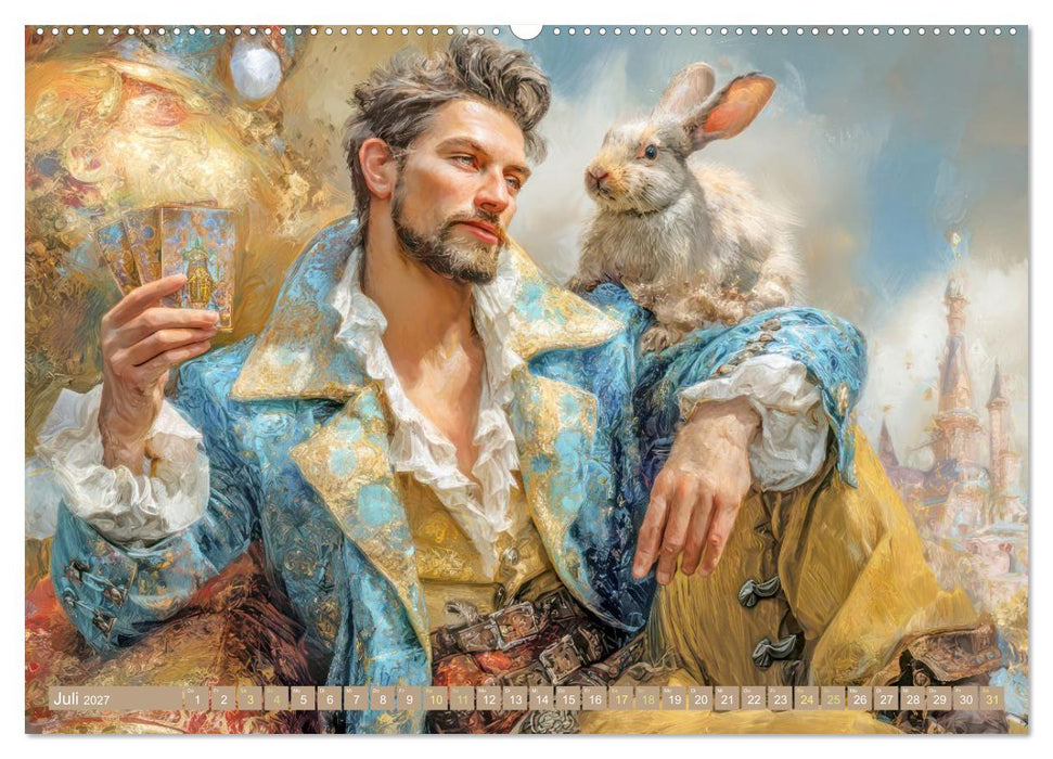 Orakelkarten - Zaubermagische Fantasiewerke (CALVENDO Premium Wandkalender 2027)