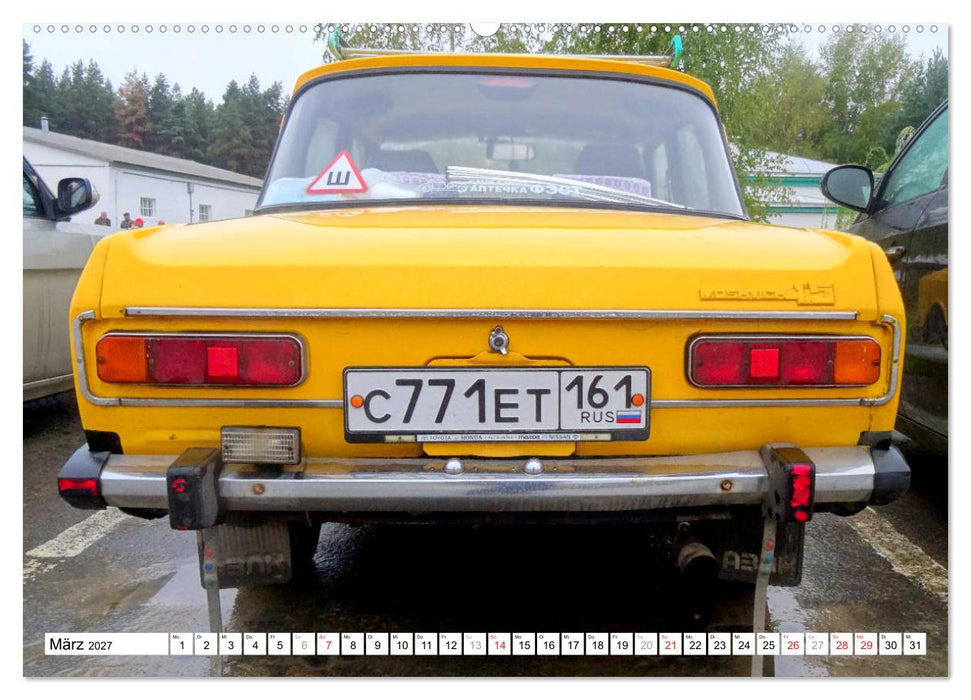 Sowjet-Mobile - Oldtimer der UdSSR (CALVENDO Premium Wandkalender 2027)