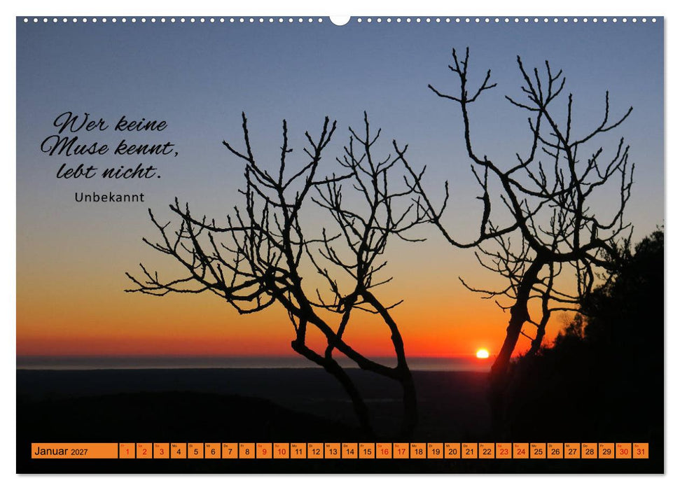 Ruhe und Gelassenheit 2027 (CALVENDO Wandkalender 2027)